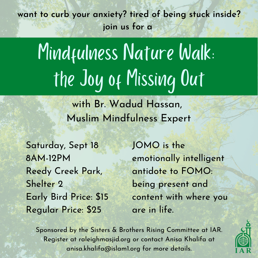 Mindfulness Walk: Joy of Missing Out