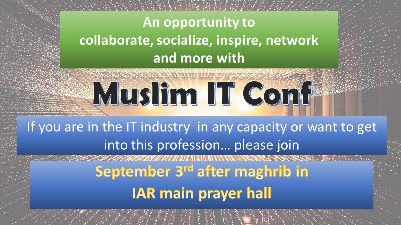 Muslim IT Professionals Conference