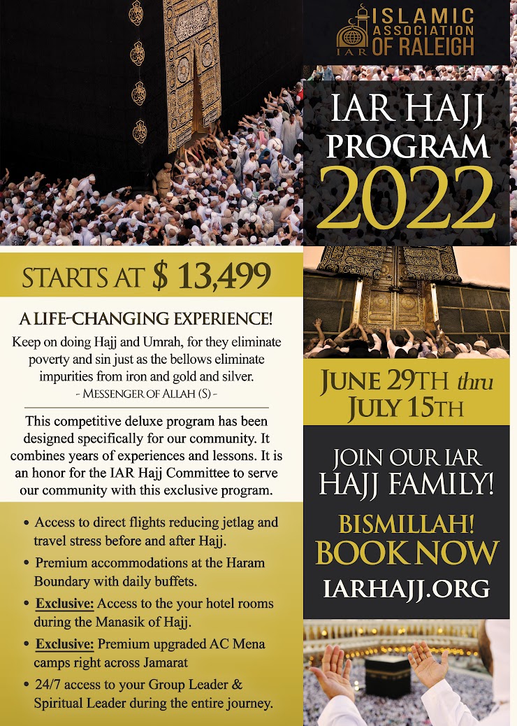 Hajj 2022/1443 – Pre-Registration is now Live!