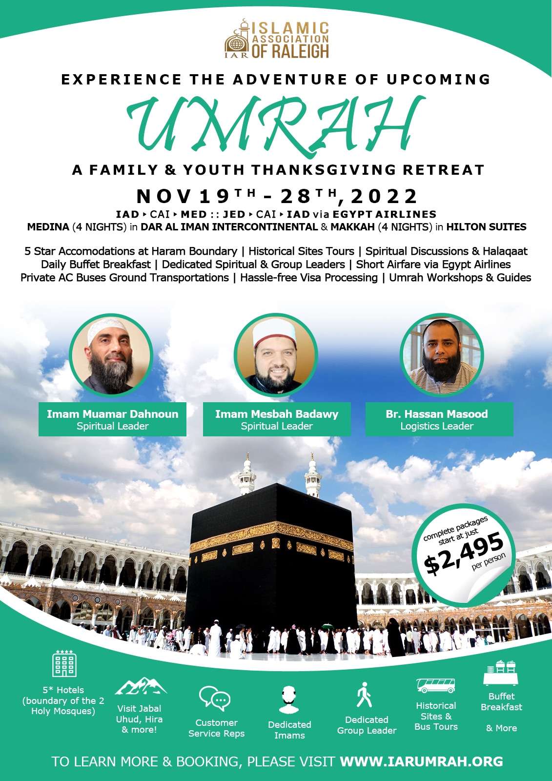 Umrah 2022/1444 – Registration is now Live!