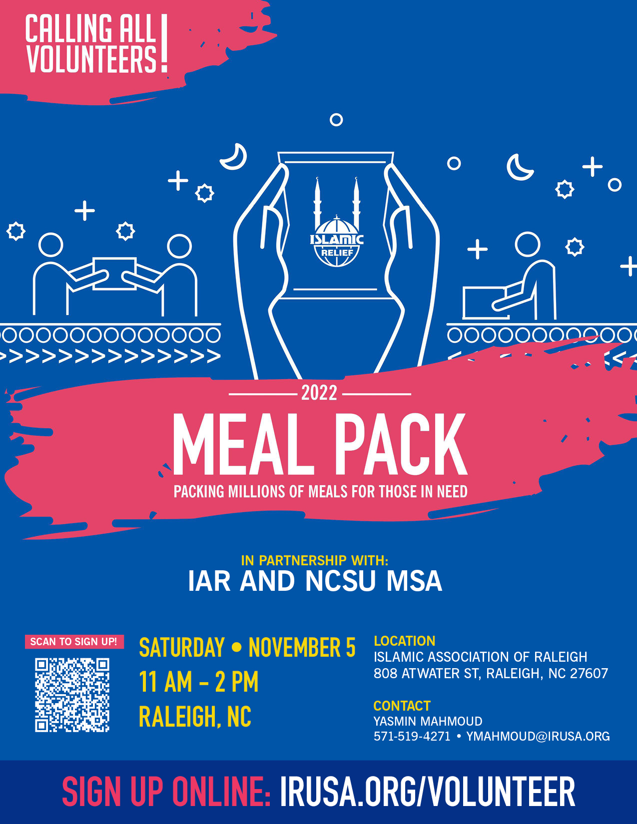 Meal Pack with IRUSA and NCSU MSA