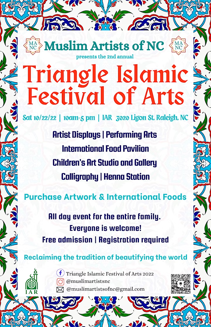 Triangle Islamic Festival of Arts | TIFA2022
