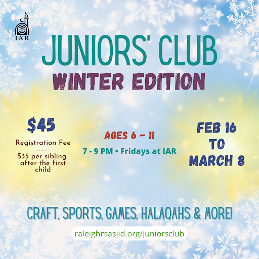 Juniors Club – Winter Edition