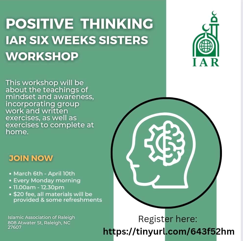 Sister’s Positive Thinking Workshop