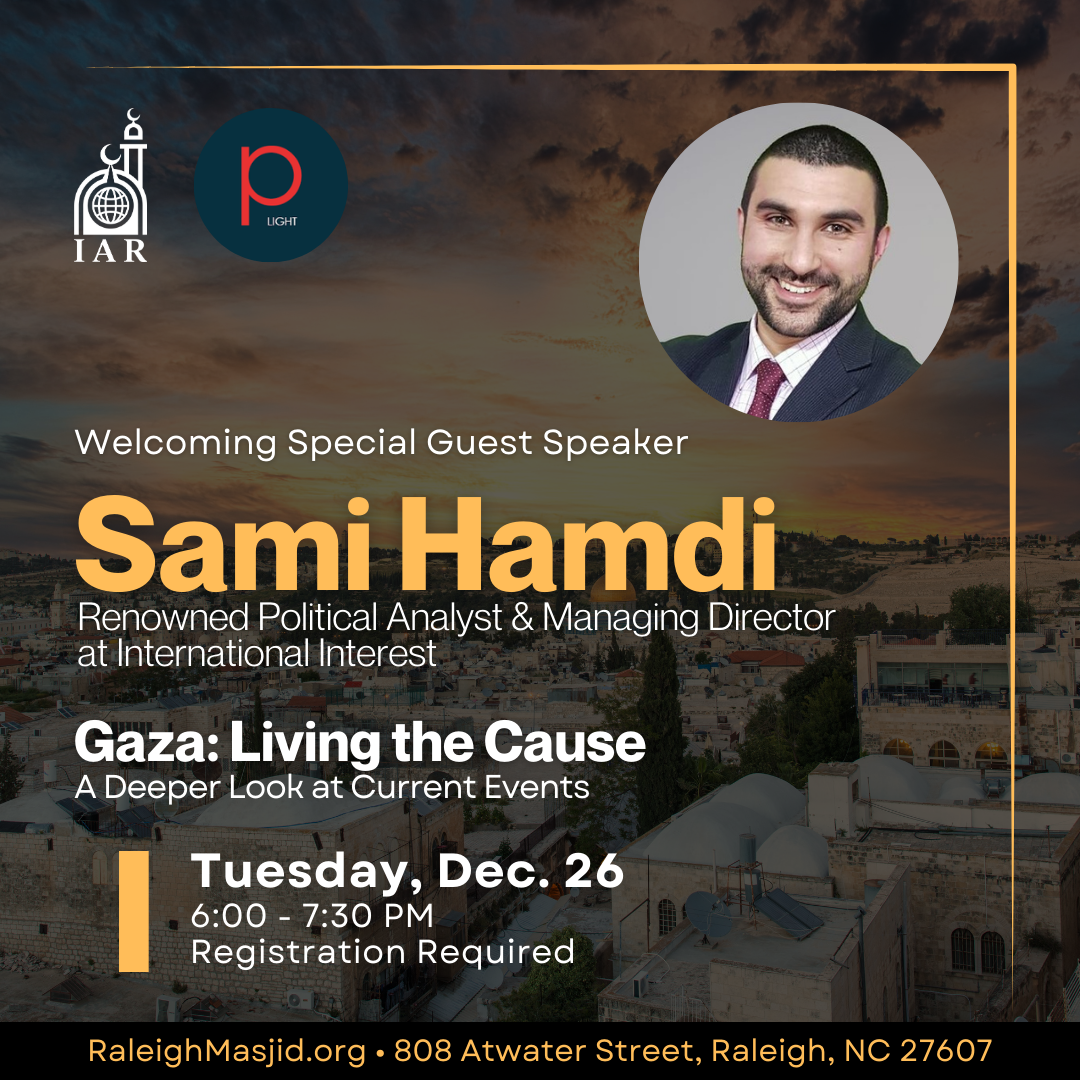 Sami Hamdi | Living the Cause