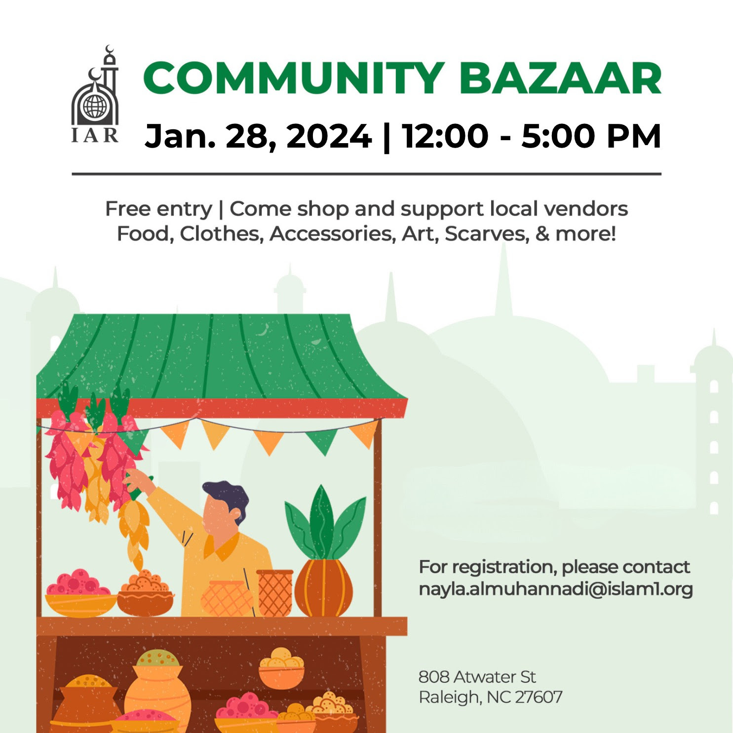 Quarterly Community Bazaar