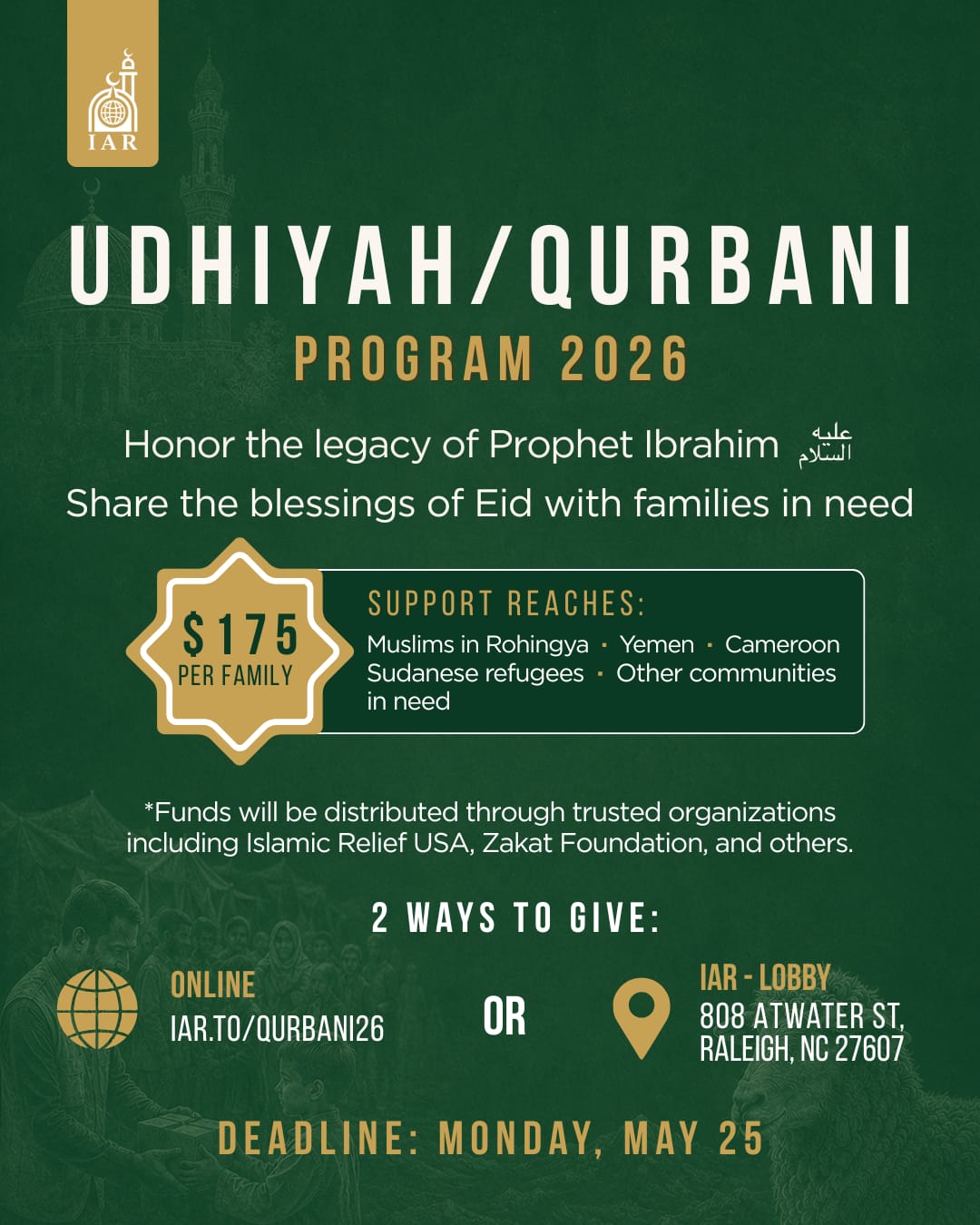 Udhiyah/Qurbani 2026